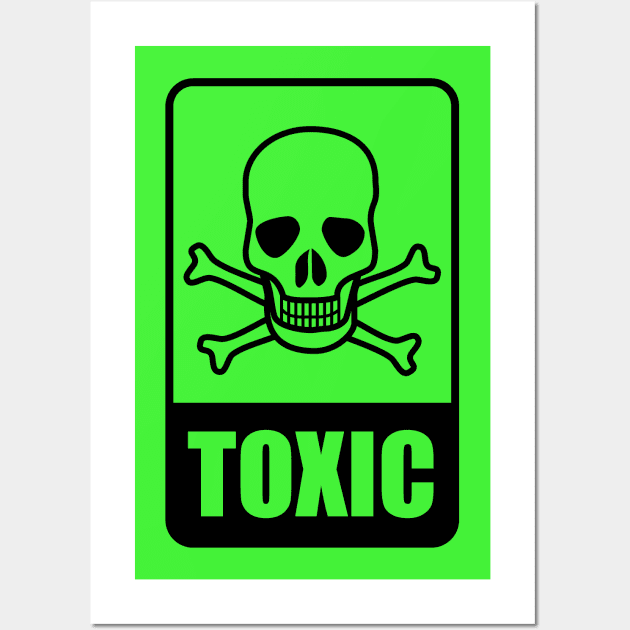 TOXIC Wall Art by Skatee